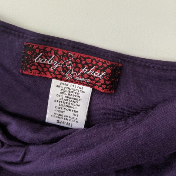 Royal Purple Phat Strapless Tank Brand New - Picture 4 of 4